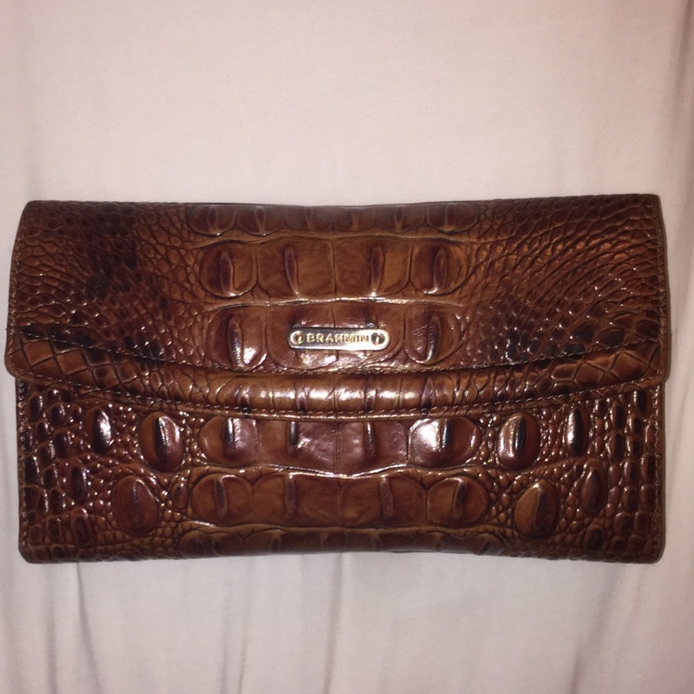 Brahmin pecan Melbourne checkbook